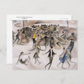 スケートで滑るインボイドブーローンバイアリスベイリー ポストカード (正面/裏面)