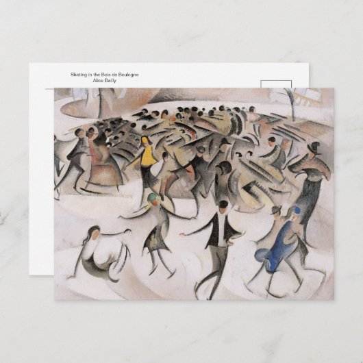 スケートで滑るインボイドブーローンバイアリスベイリー ポストカード (正面/裏面)