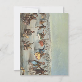 スケートで滑るイン・セントラル・パーク，ニューヨーク ノートカード