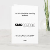 スケートで滑るオンアイスラットカード カード (裏面)