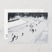 スケートで滑るオンRideau Canal – ポストカード (正面/裏面)