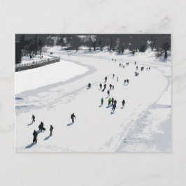 スケートで滑るオンRideau Canal – ポストカード