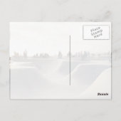 スケートで滑るコース ポストカード (裏面)