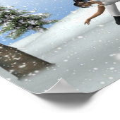 スケートで滑るポスター ポスター (角)