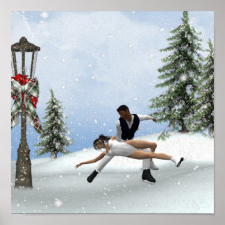 スケートで滑るポスター ポスター