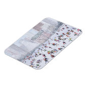 スケートで滑るリンクセントラルパークニューヨーク1994 マグネット (左側)