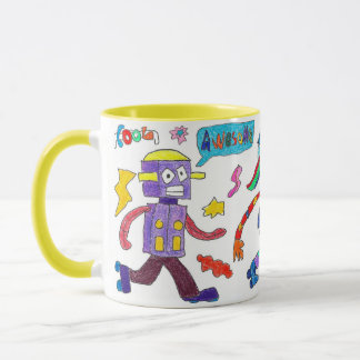 「スケートで滑るロボット」 Mug マグカップ