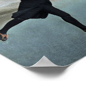 スケートで滑る大臣絵を描はヘンリー・レーバーン ポスター (角)