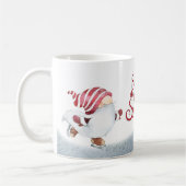 スケートで滑る格言 コーヒーマグカップ (左)