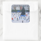 スケートで滑る自然史博物館2012 スクエアシール (バッグ)