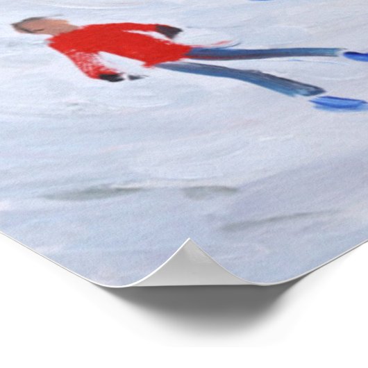 スケートで滑る自然史博物館2012 ポスター (角)