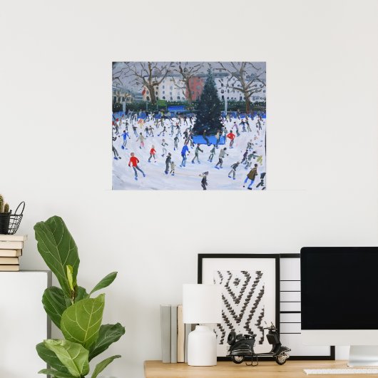 スケートで滑る自然史博物館2012 ポスター (ホームオフィス)