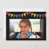 スケートで滑る誕生日パーティーへの招待 招待状 (裏面)