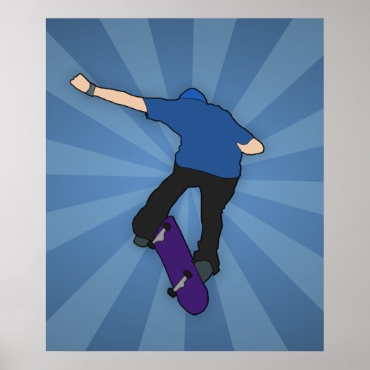 スケートで滑る過去ユーポスター ポスター (正面)