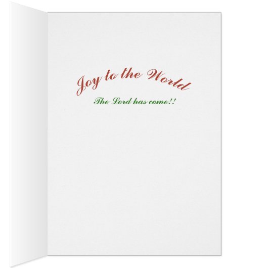 スケートで滑る雪だるまクリスマスグリーティングカード (内側 (右))