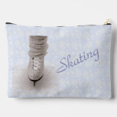 「スケートで滑る」アクセサリーポーチ アクセサリーポーチ (裏面)
