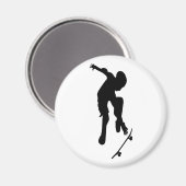 スケートで滑る マグネット (正面/裏面)