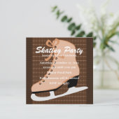 スケートとツイード 招待状 (スタンド正面)
