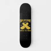 スケートと破壊は道路を流す スケートボード (正面)