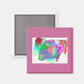 スケートのまわりに磁石 マグネット (正面/裏面)