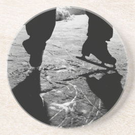 スケートのシルエット コースター