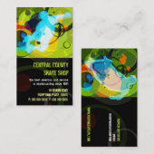 スケートの店のPopArtの名刺 名刺 (正面/裏面)