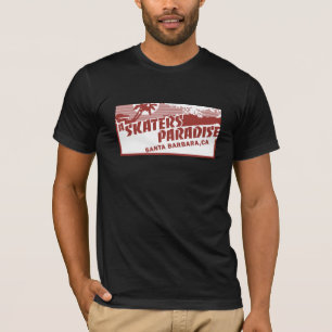 スケートの楽園-黒いTシャツ Tシャツ