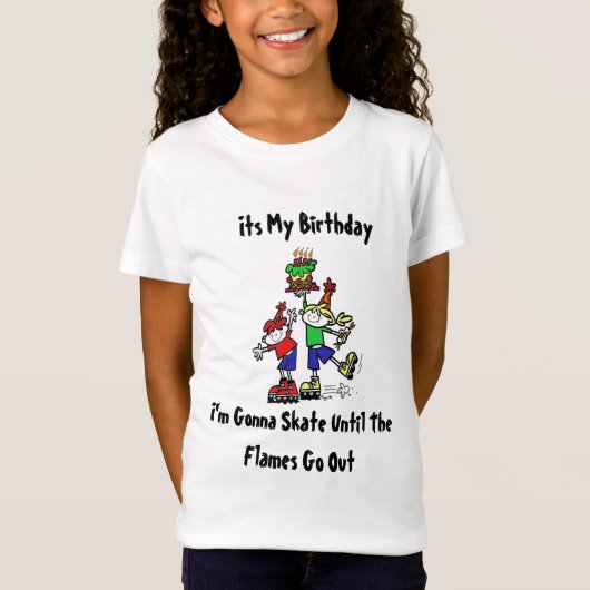 スケートの誕生日T Tシャツ (正面)