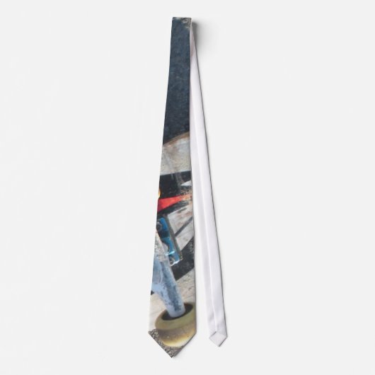 スケートの車輪 ネクタイ (正面)