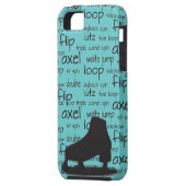 スケートのiPhoneの場合とのスケートで滑るの言葉 Case-Mate iPhoneケース (裏面左)