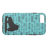 スケートのiPhone 7の場合とのスケートで滑るの言葉 Case-Mate iPhoneケース (裏面(横))