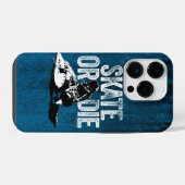 スケートまたはダイ（ホッケー） iPhoneケース (裏面横)