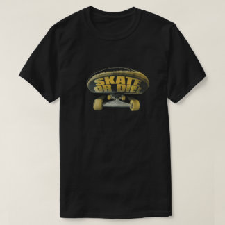 スケートまたはダイTシャツ Tシャツ