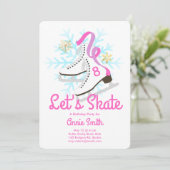 スケートアイススケートパーティー 招待状 (スタンド正面)