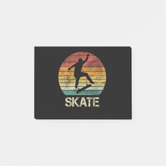 スケートオルリヴィンテージデザインfor skaters ポストイット (正面)