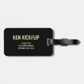 スケートオルリヴィンテージデザインfor skaters ラゲッジタグ (裏面横)