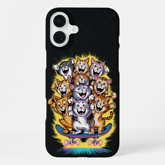 スケートキャッツ隊 iPhoneケース (裏面)