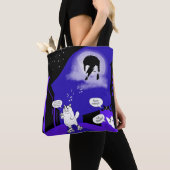 スケートキャットスケートオディティバッグ トートバッグ (クローズアップ)