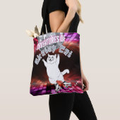 スケートキャットトートバッグ トートバッグ (クローズアップ)