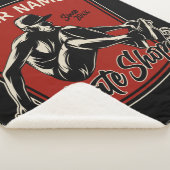 スケートショップグラブパーソナライズされたトリックスケートボード シェルパブランケット (3/4)