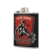 スケートショップグラブパーソナライズされたトリックスケートボード フラスク (左)