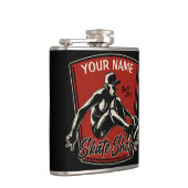 スケートショップグラブパーソナライズされたトリックスケートボード フラスク (右)