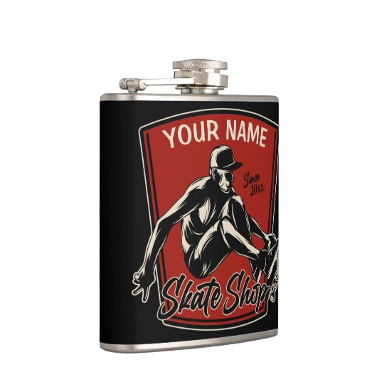スケートショップグラブパーソナライズされたトリックスケートボード フラスク (右)