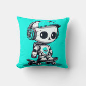 スケートスカルボット クッション (正面)