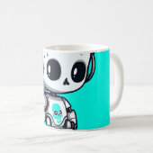 スケートスカルボット コーヒーマグカップ (正面右)
