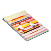 スケートスケートシュールアルアートノートのエビ ノートブック (右側)