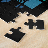 スケートスケートボーダーギフトスケートボードレトロ ジグソーパズル (側面)