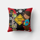 スケートゾーンスケートボーディングピロー クッション (裏面)