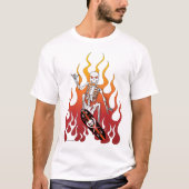 「スケートデス」メンズ長袖Tシャツ Tシャツ (正面)