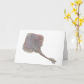 スケートノートカード カード (黄色い花)